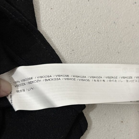 MNG Premium Halter Top High Neck Black Blouse Women XS - Picture 10 of 13